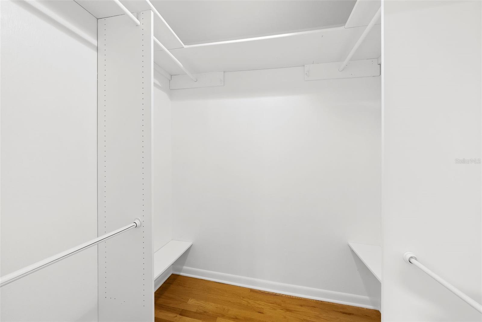 Master walk-in closet