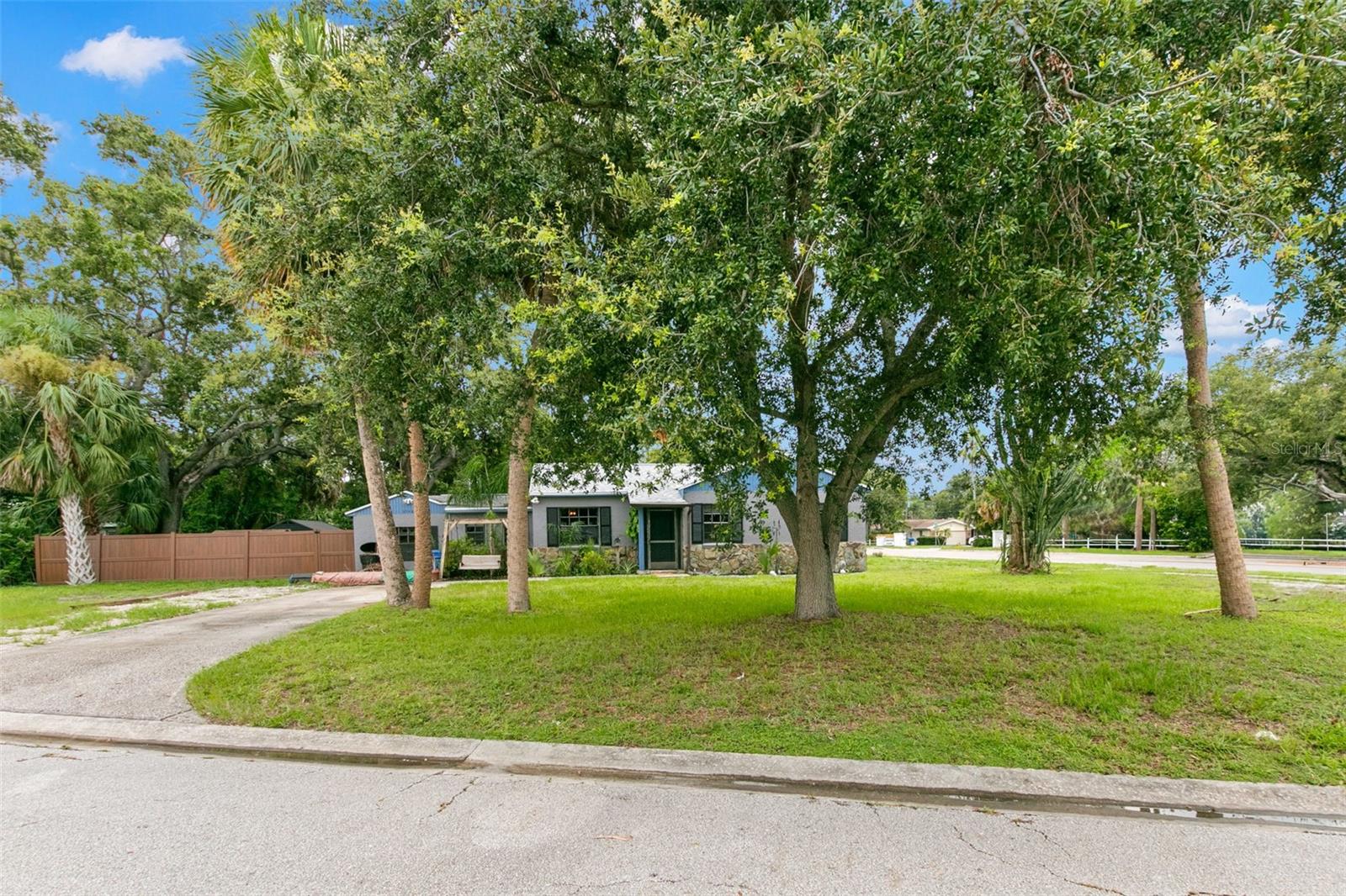 Spacious Corner Lot.