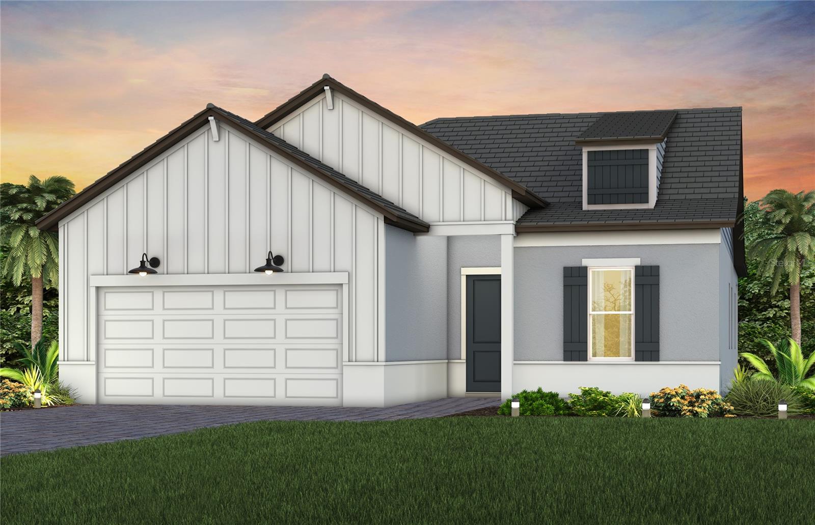 Exterior Rendering, Elevation FH2