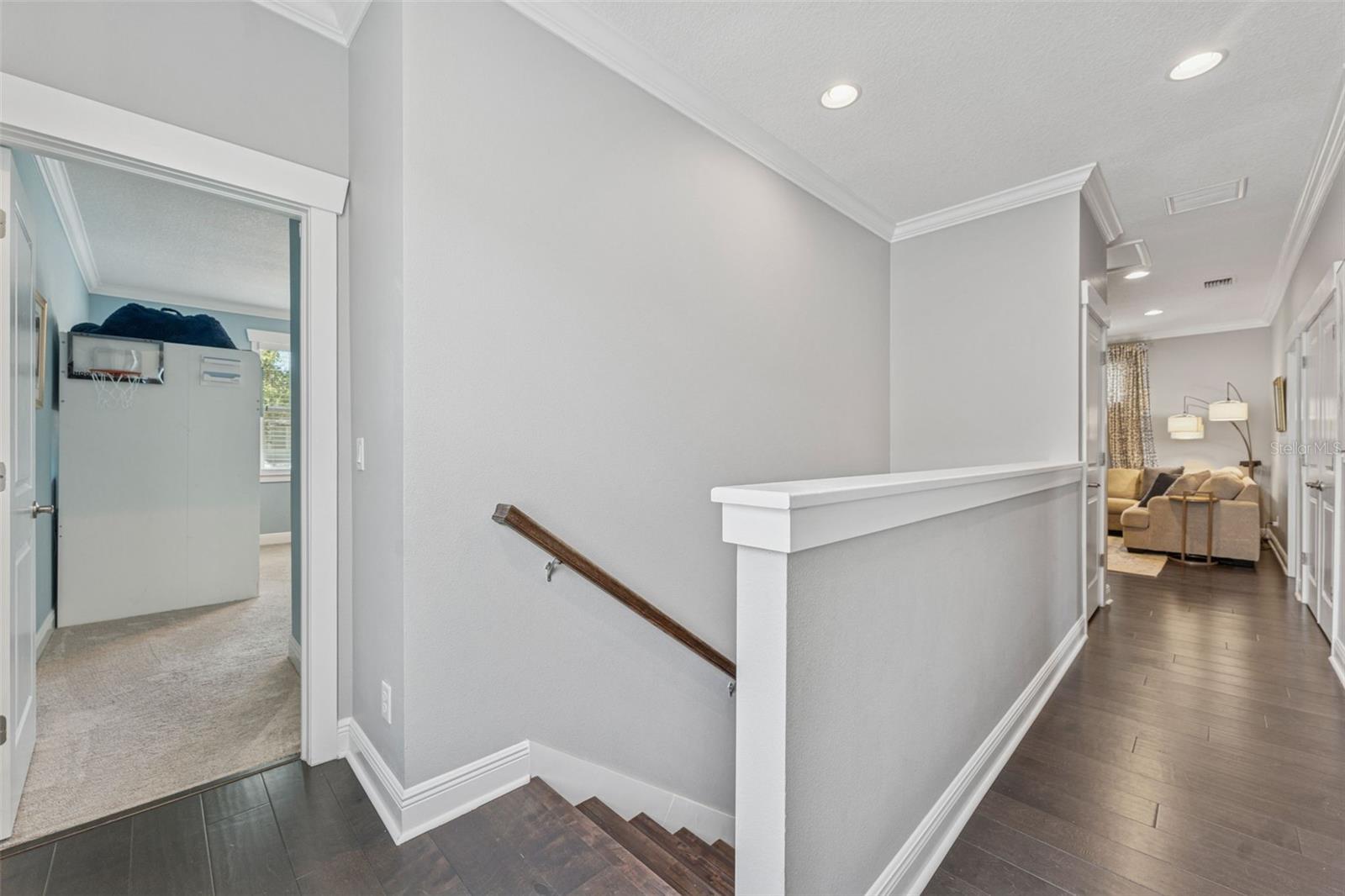 Stairway leading to loft