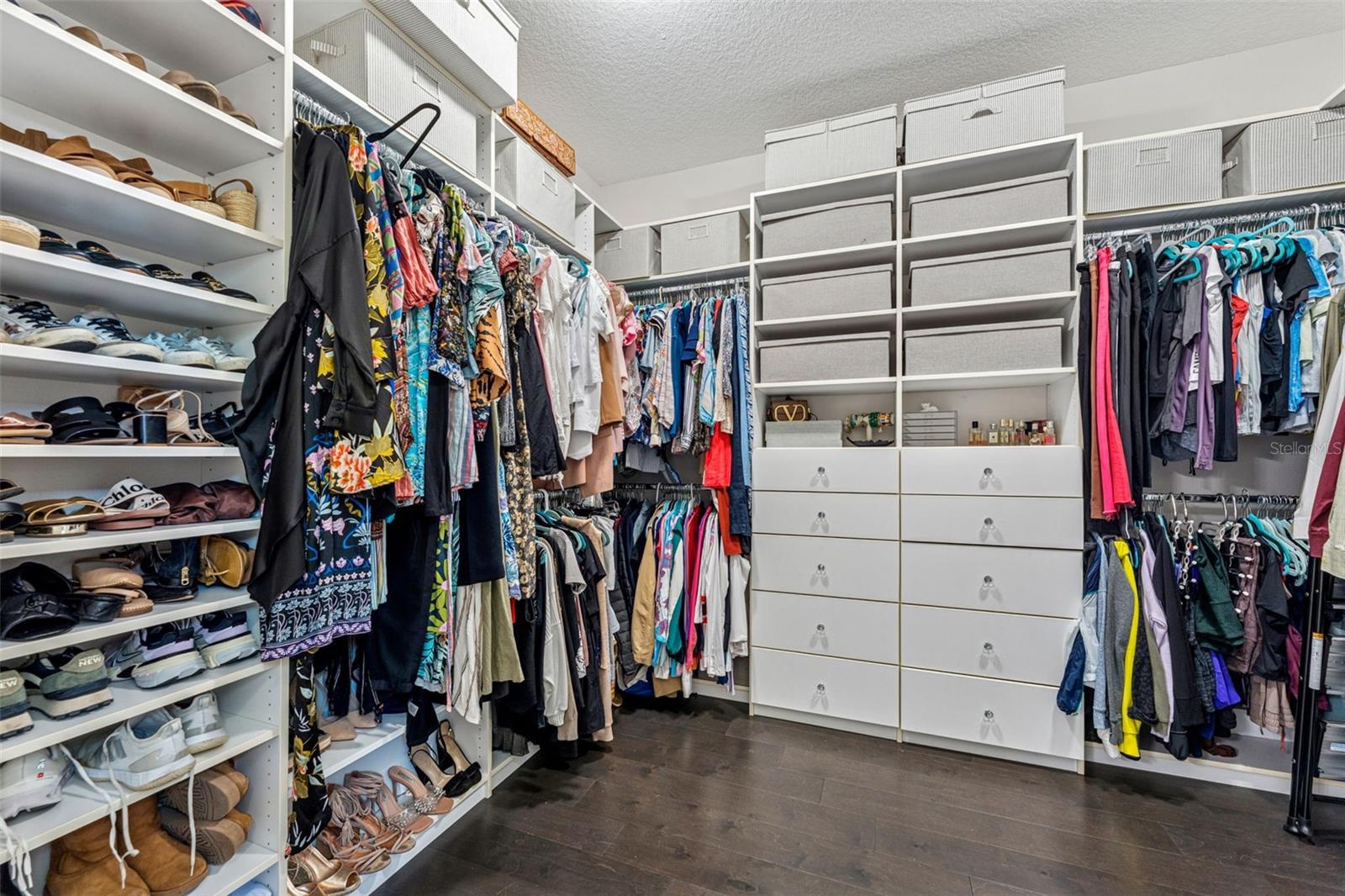 Primary closet
