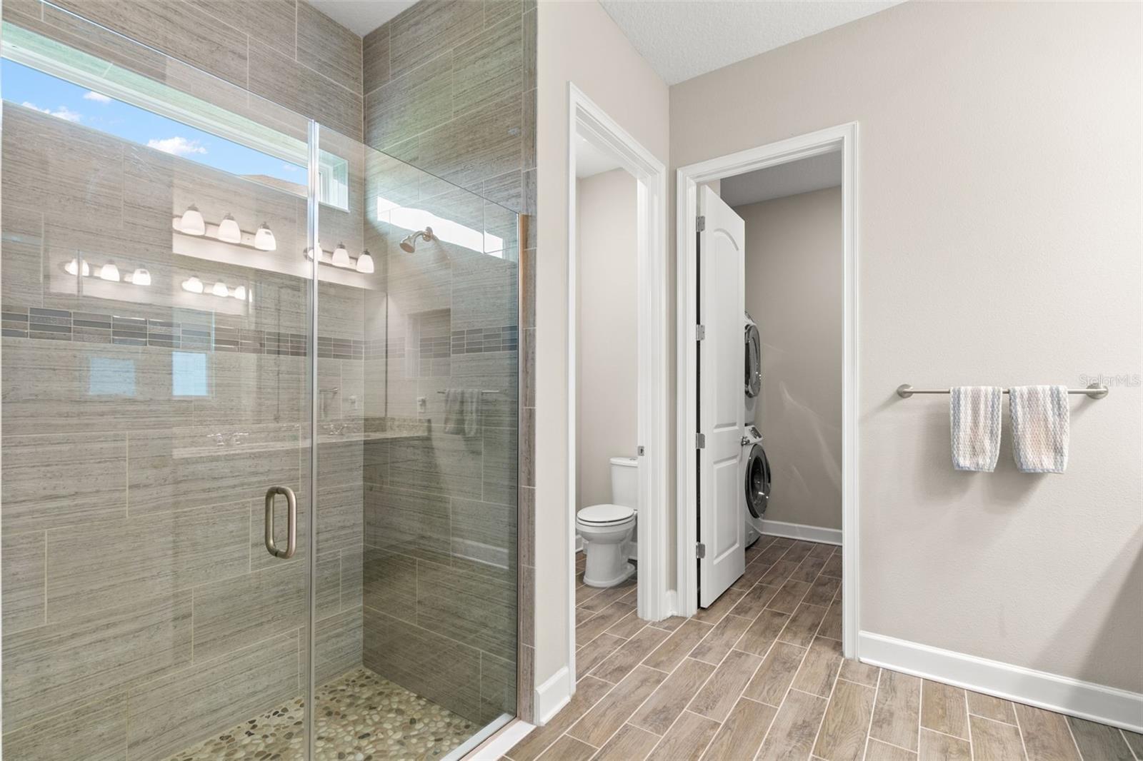 First floor ensuite step-in shower and private water closet