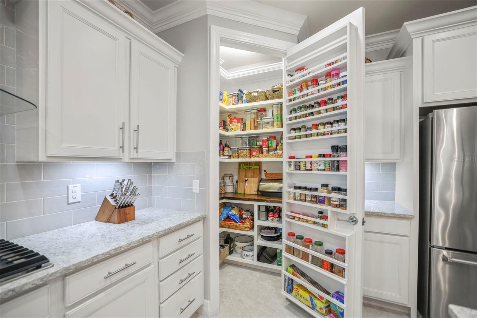 Pantry and spice rack