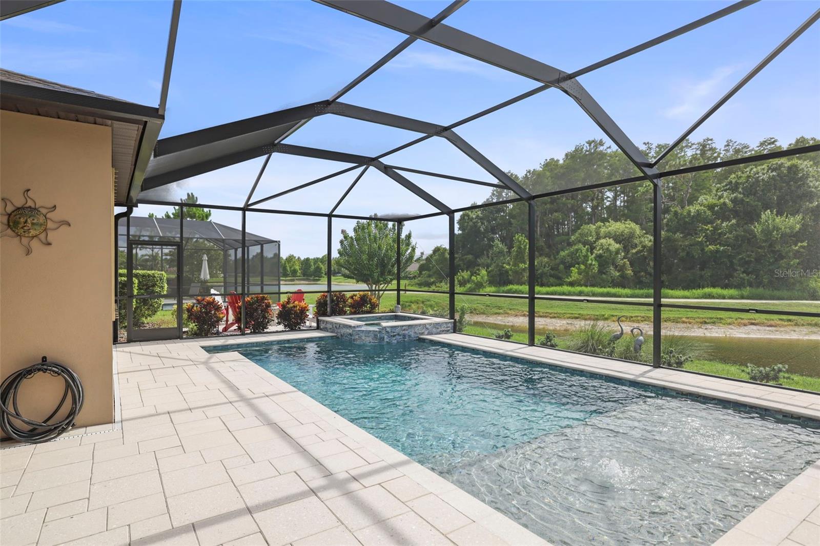 Saltwater Pool and spa