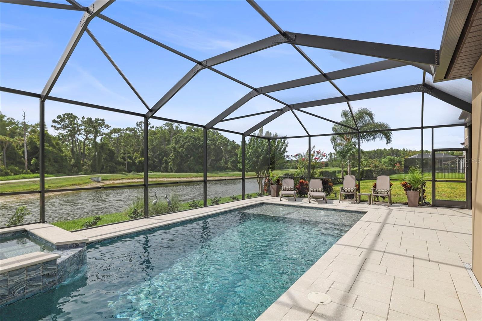 Saltwater Pool and spa