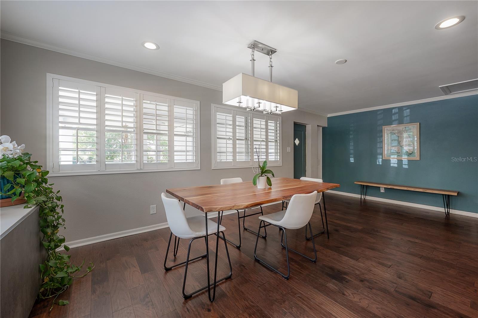 Dining Area and Mudroom Off Carport Entry
