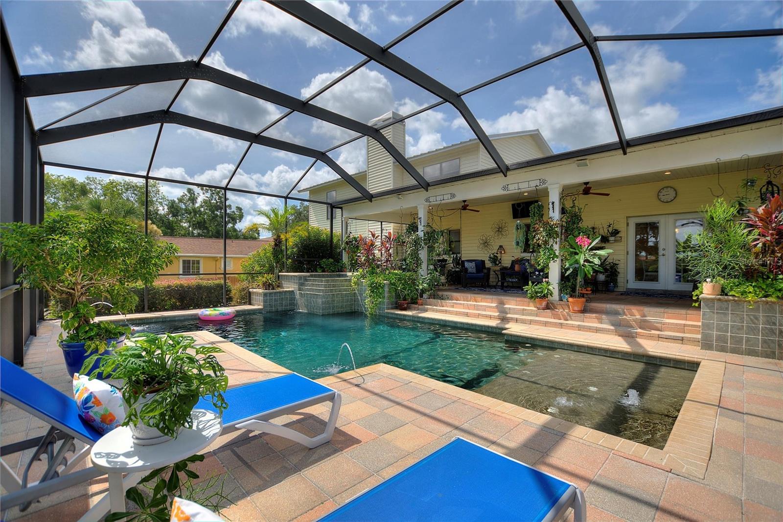 The pool area is amazing!