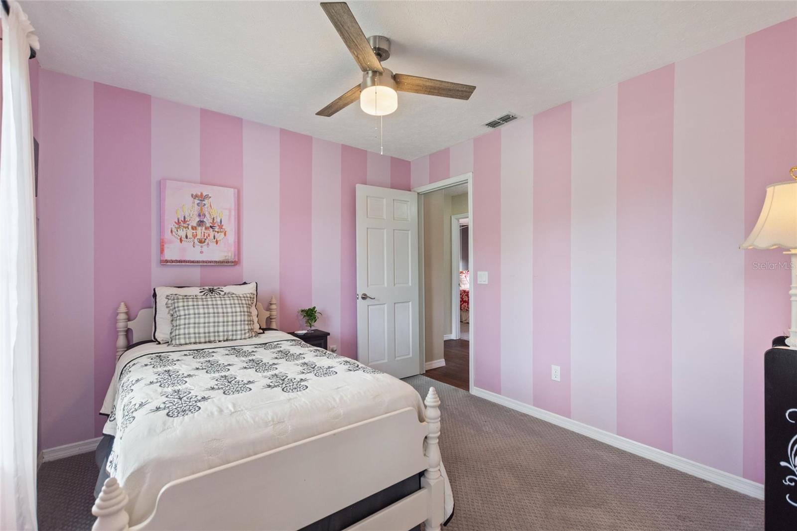 Reverse view of guest bedroom 4.
