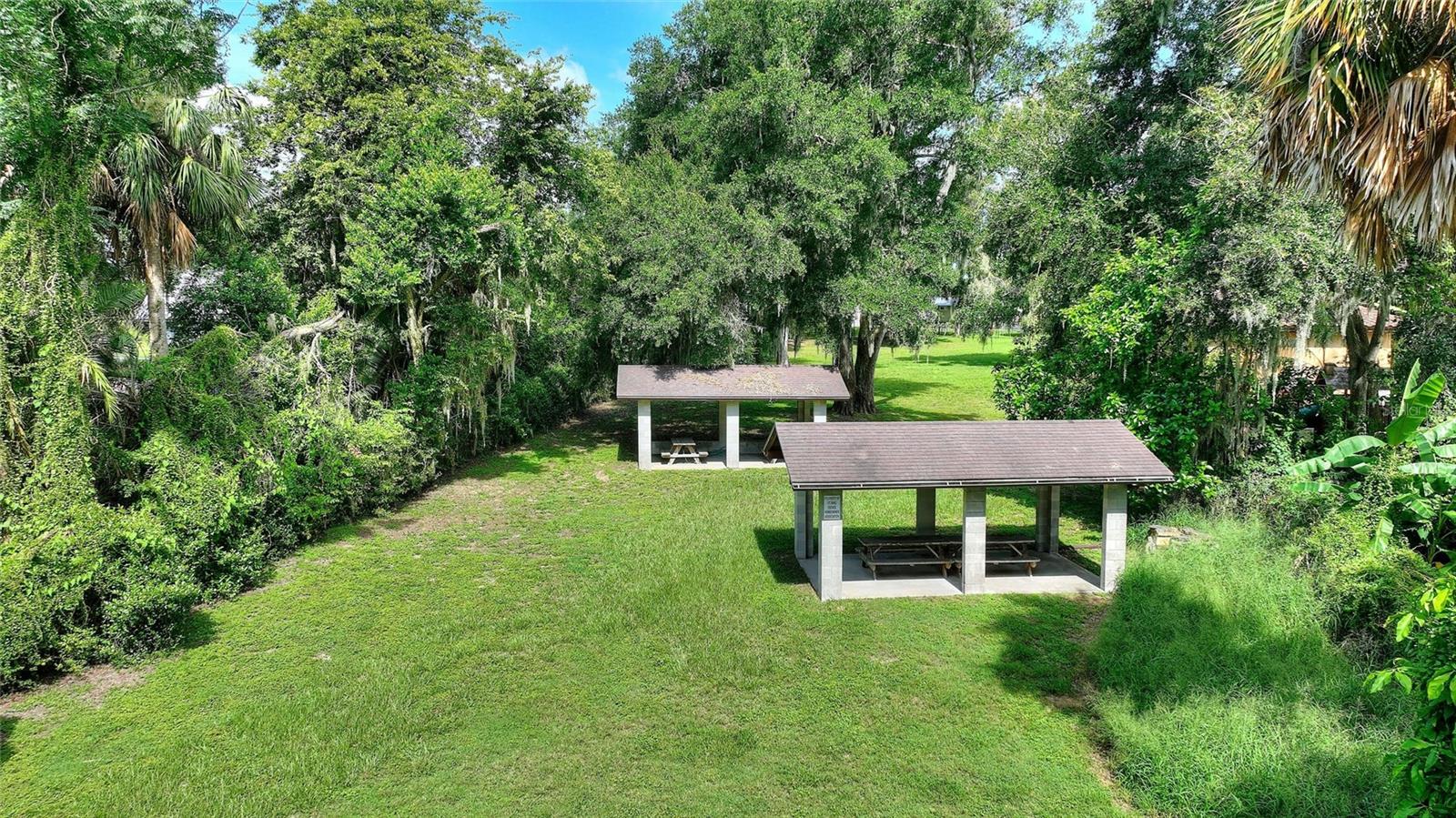 At the end of Lake Sassa Drive is a private community park with covered picnic tables and a dock that over looks Lake Thonotosassa, Hillsborough County's largest natural lake.