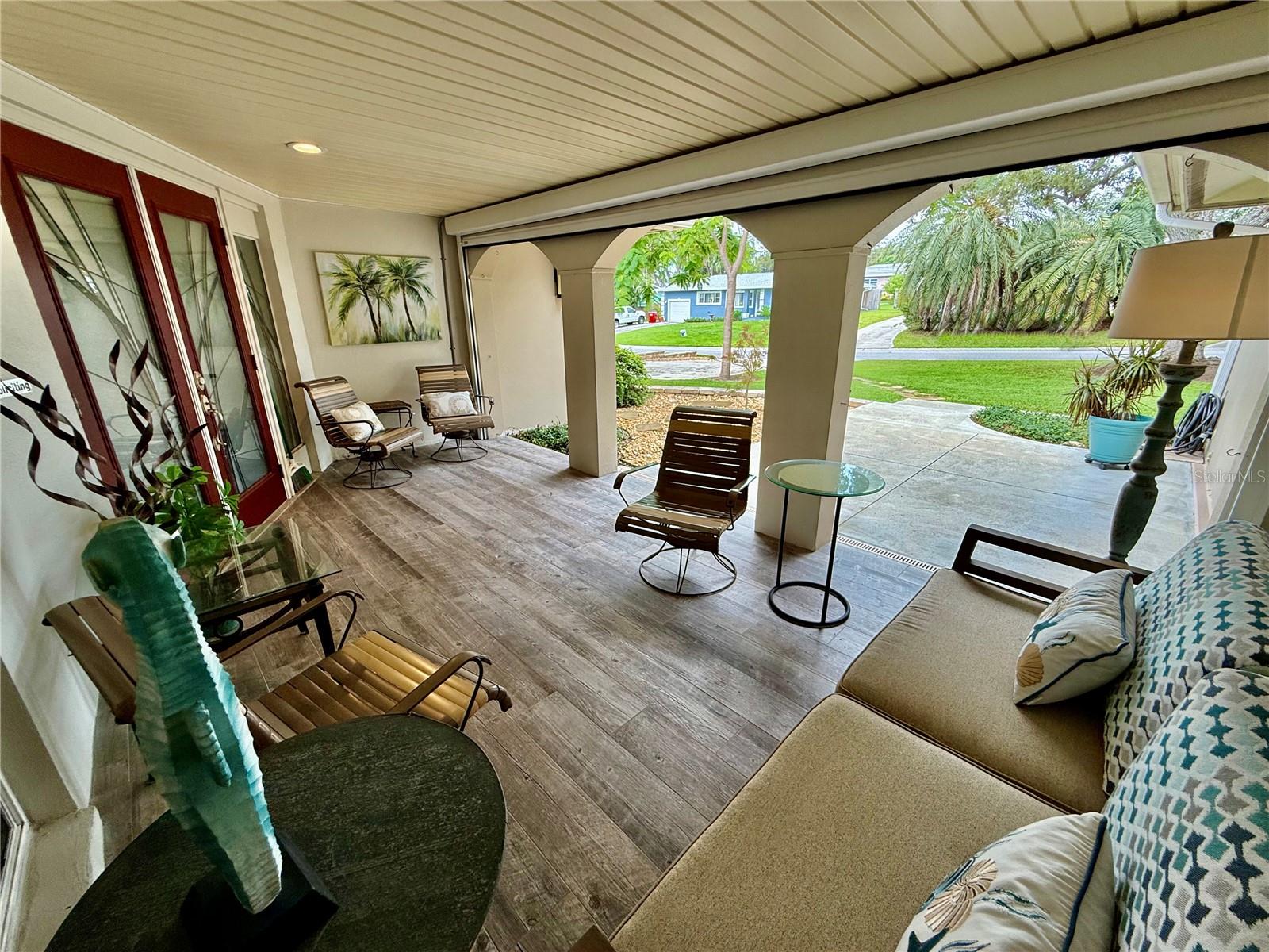 Front covered patio
