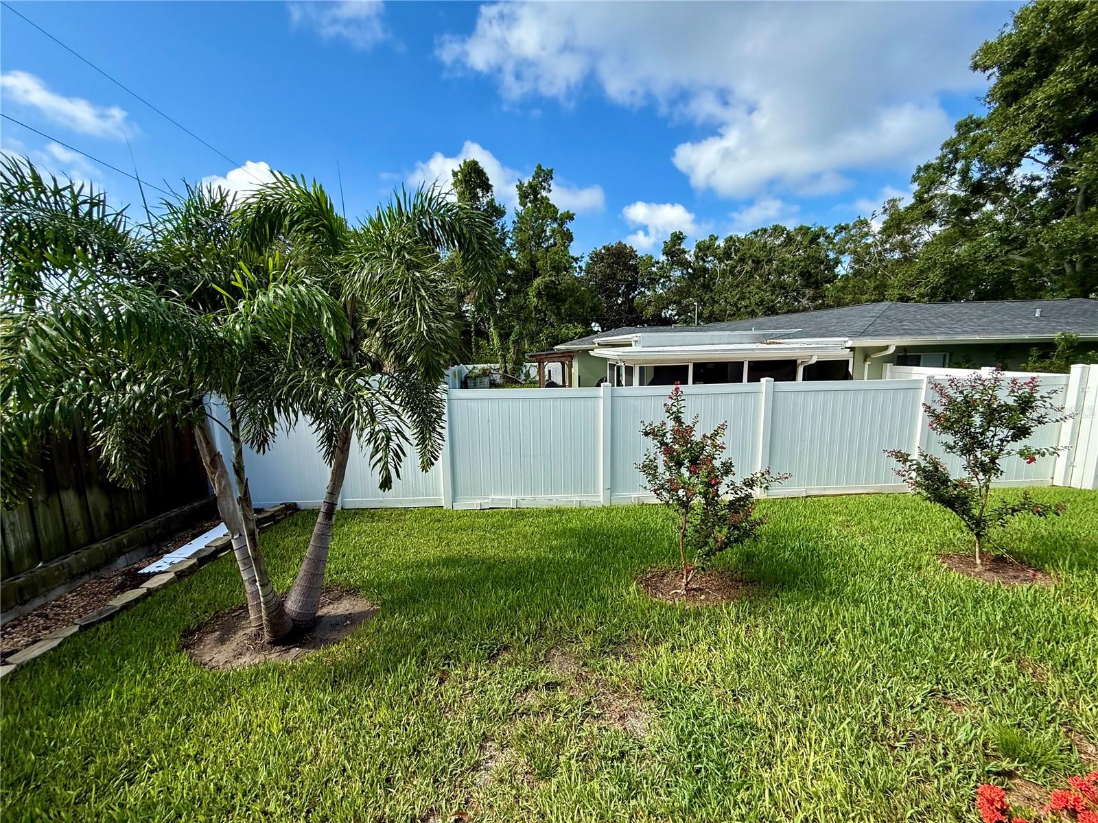large side yard