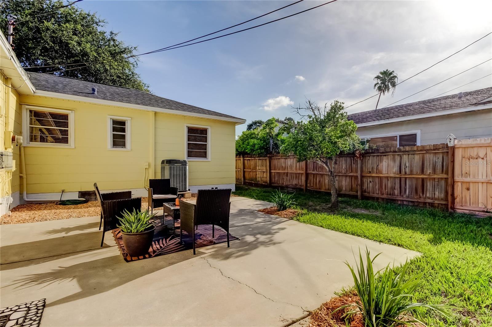 Back yard.