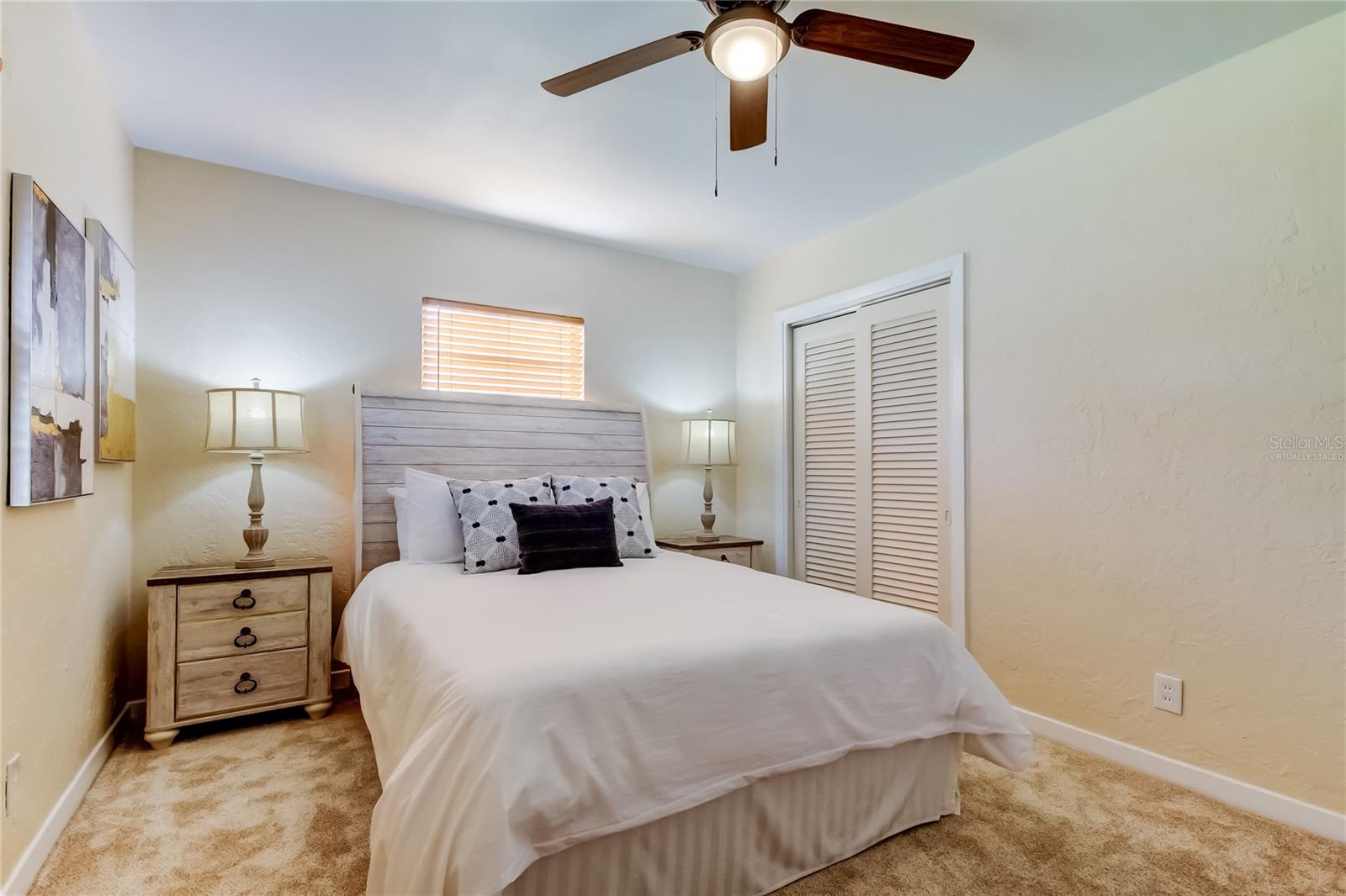 Primary bedroom, showing closet.