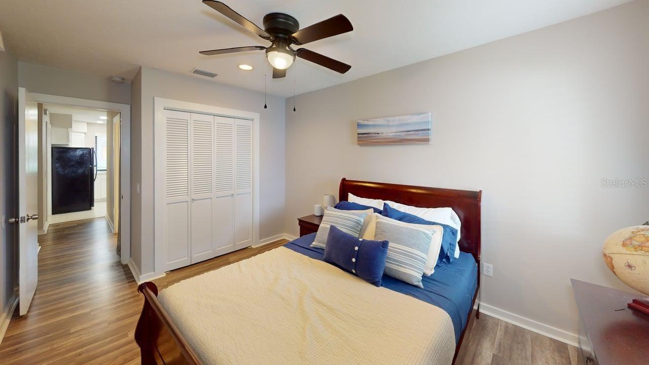Second bedroom from back corner