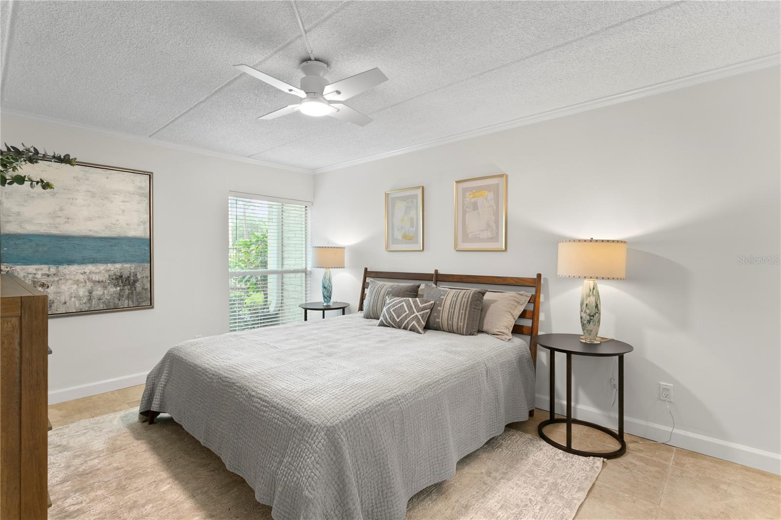 The spacious primary retreat