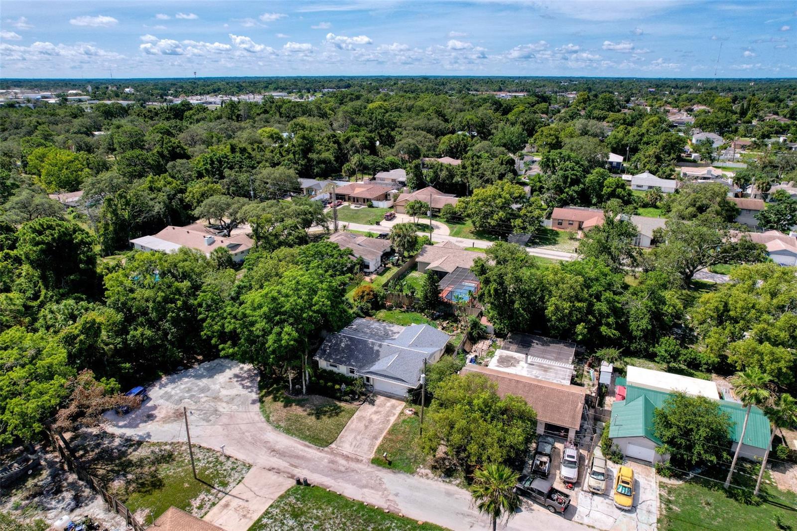 aerial view