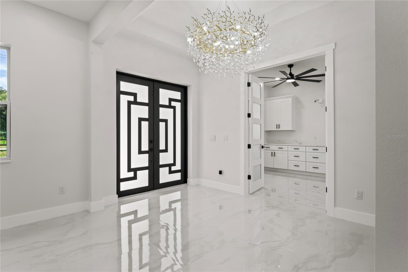Your entrance with office view