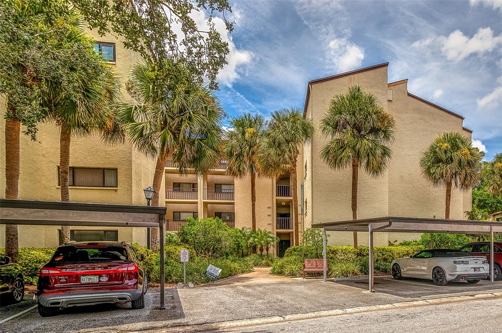 Unit #1124 , 2nd floor, Convenient location from the stairs or the elevator.  Covered parking space.