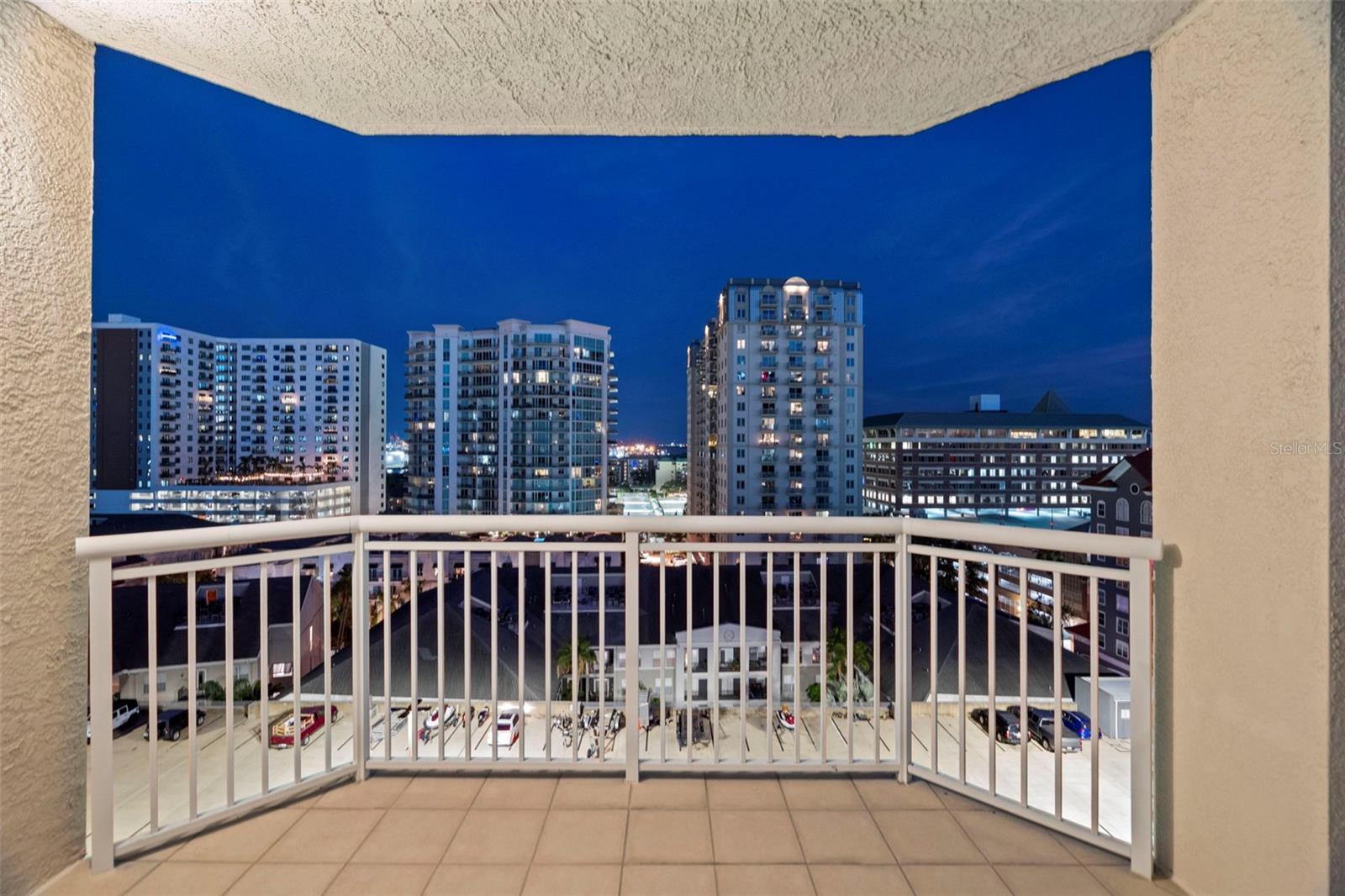 Views from the primary suite balcony, facing south