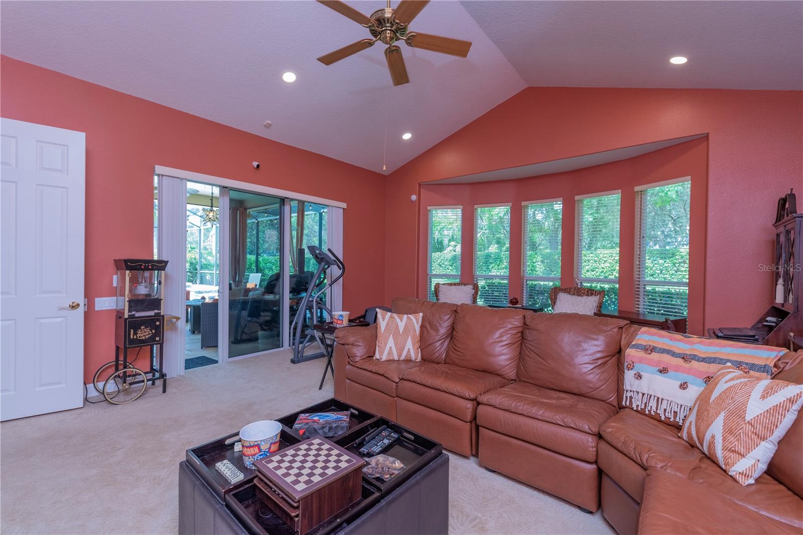 Bonus room has access to outdoor living area on the pool lanai.