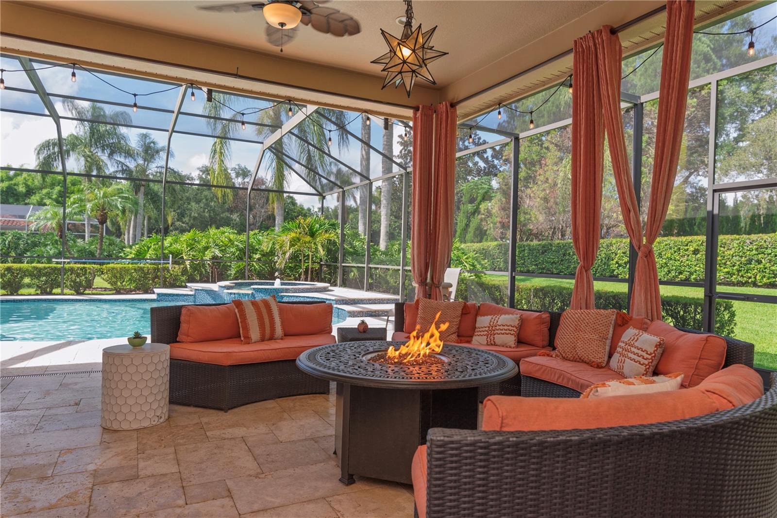Outdoor living room.