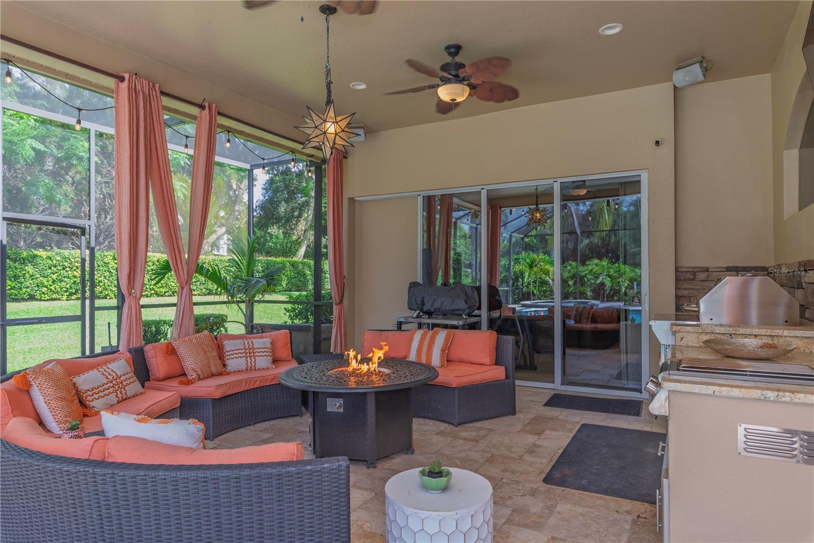 Indoor and outdoor living.