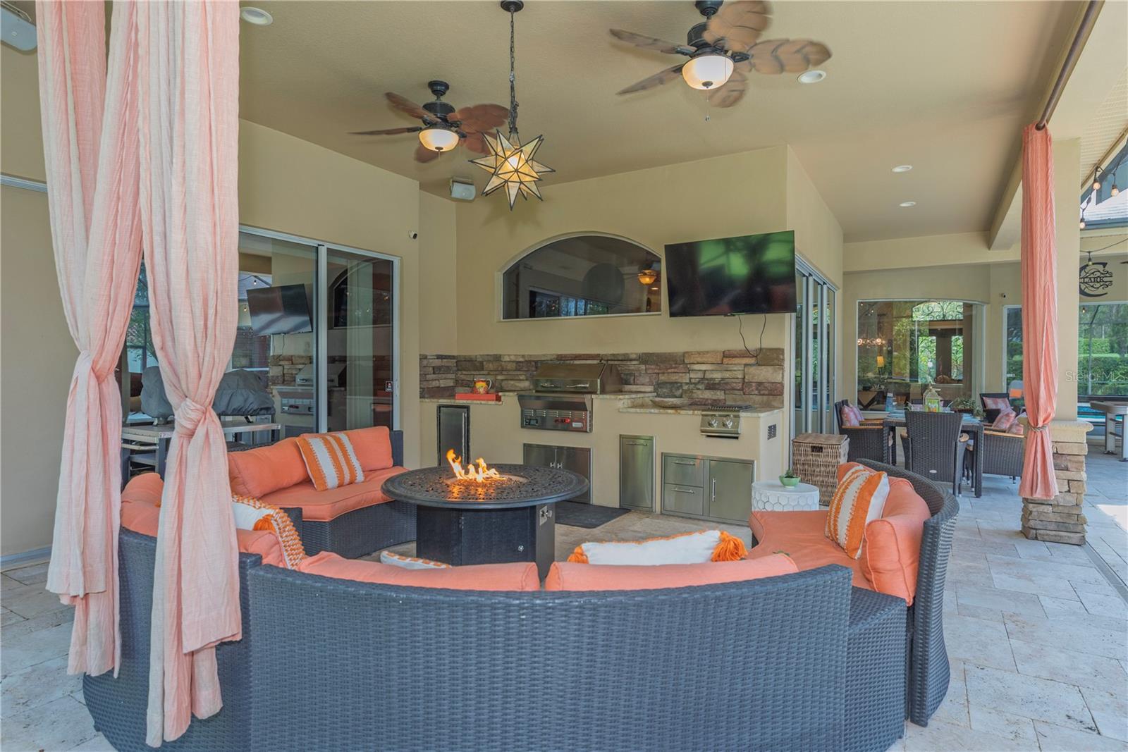 Outdoor living room.
