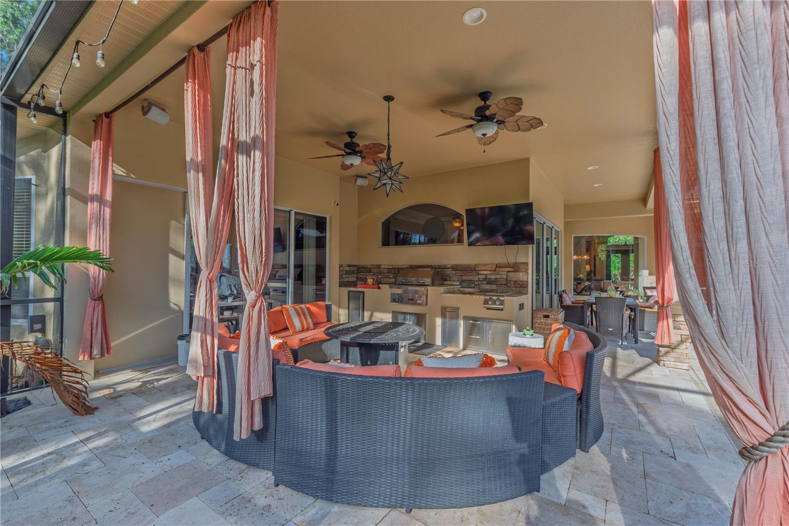 Outdoor living room.