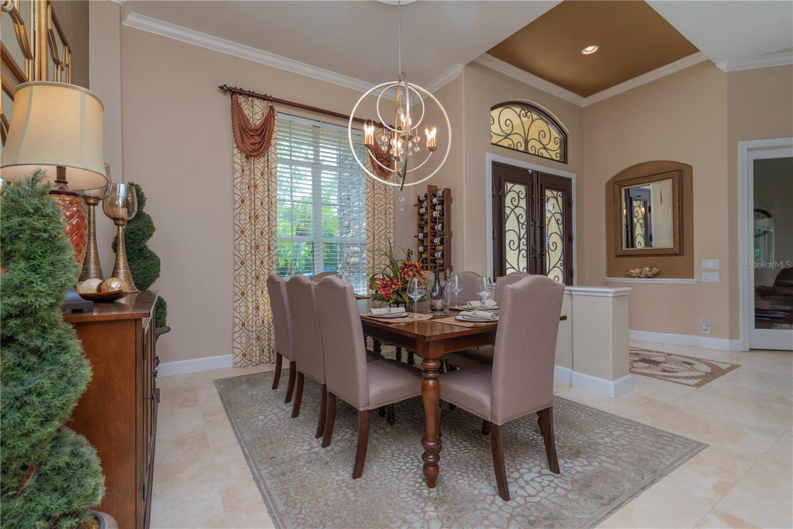 Formal dining room.