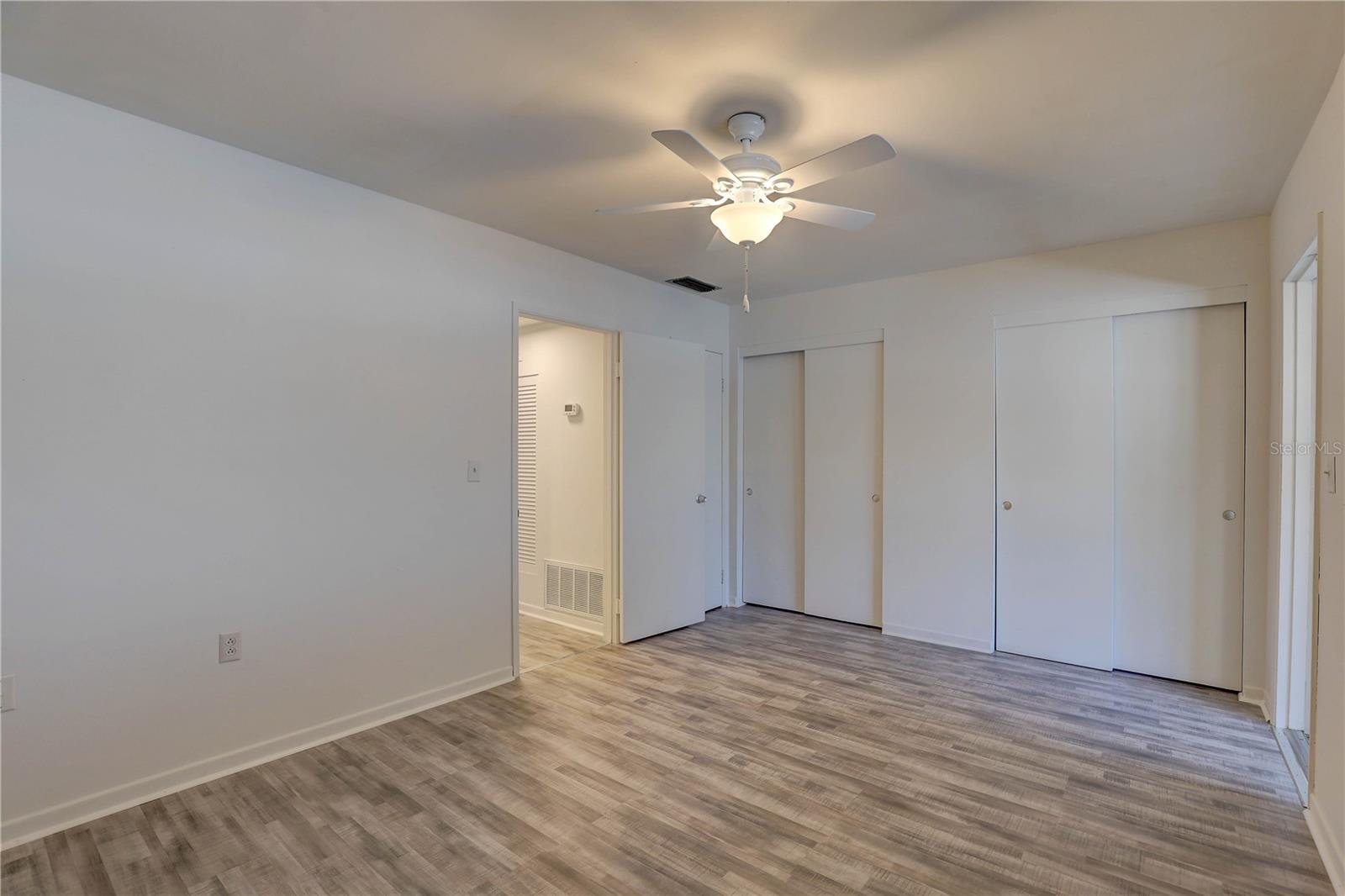 Bedroom with a large closet