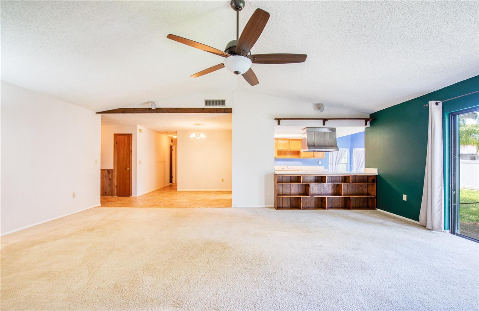 View of Great room, dining room & Kitchen