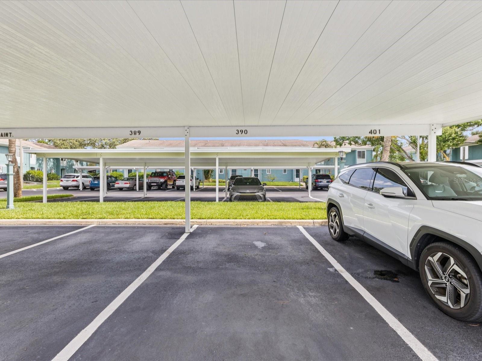 Covered parking - #390