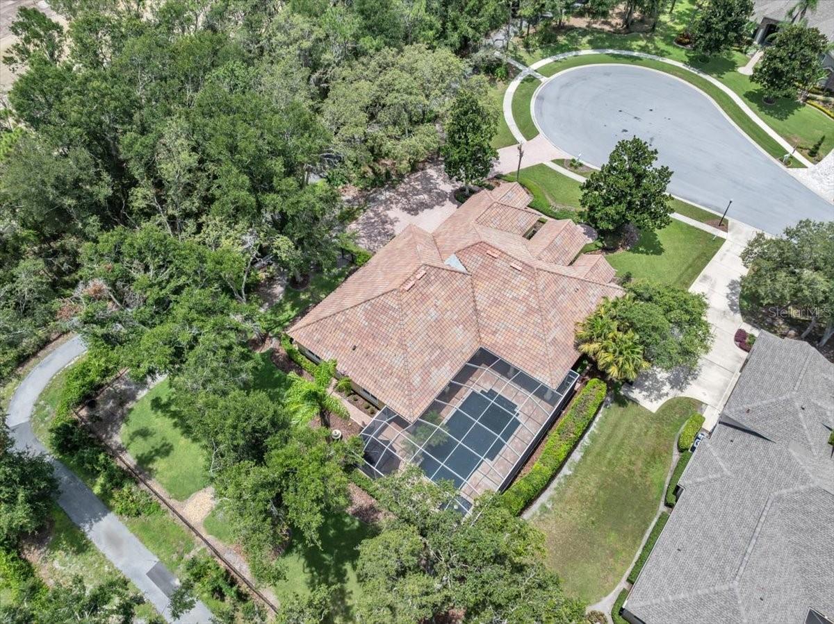 Bird’s-eye view of your future home — tucked perfectly on a spacious lot!