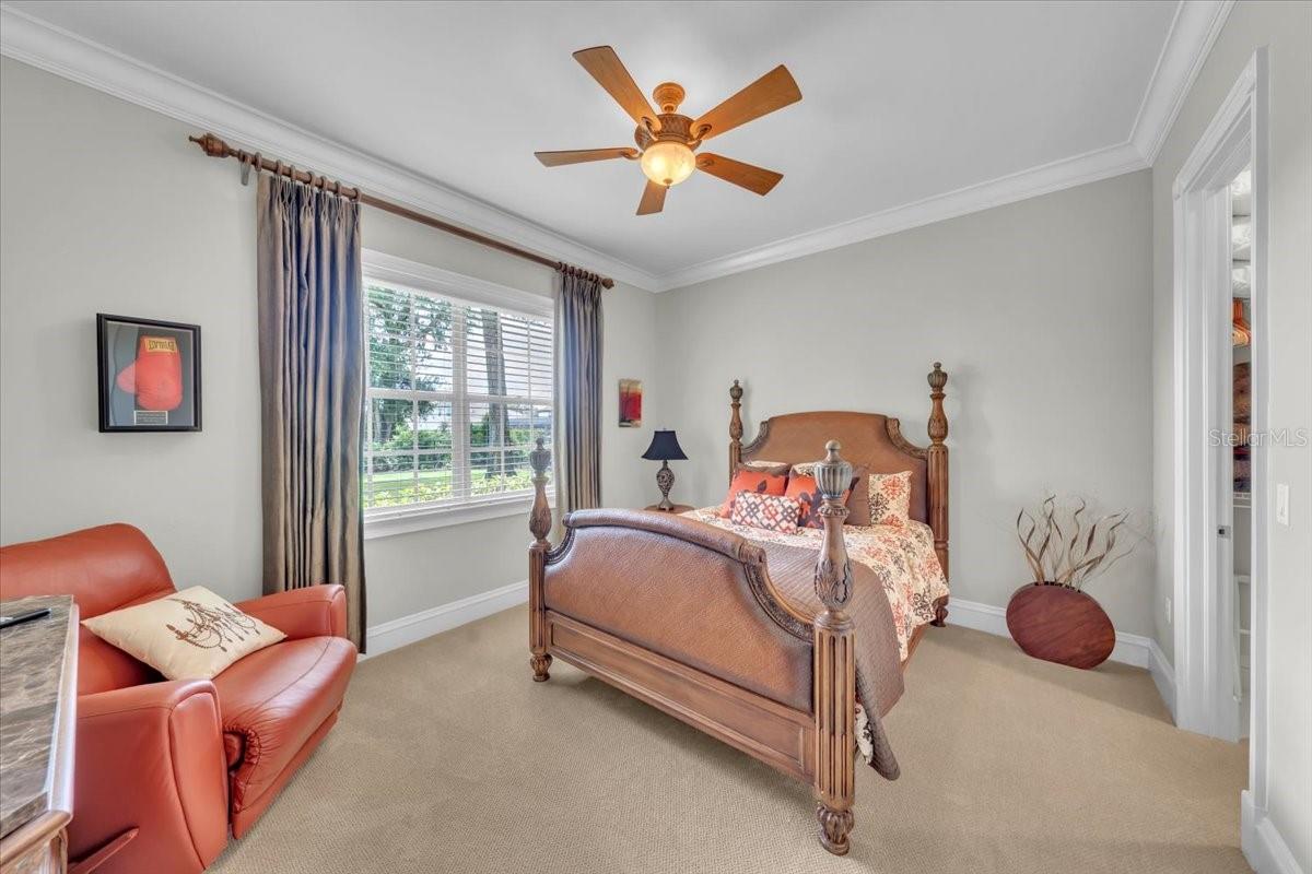 Spacious secondary bedroom with endless possibilities