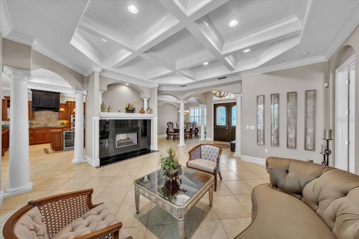 Designer touches and warm natural light set a welcoming tone!