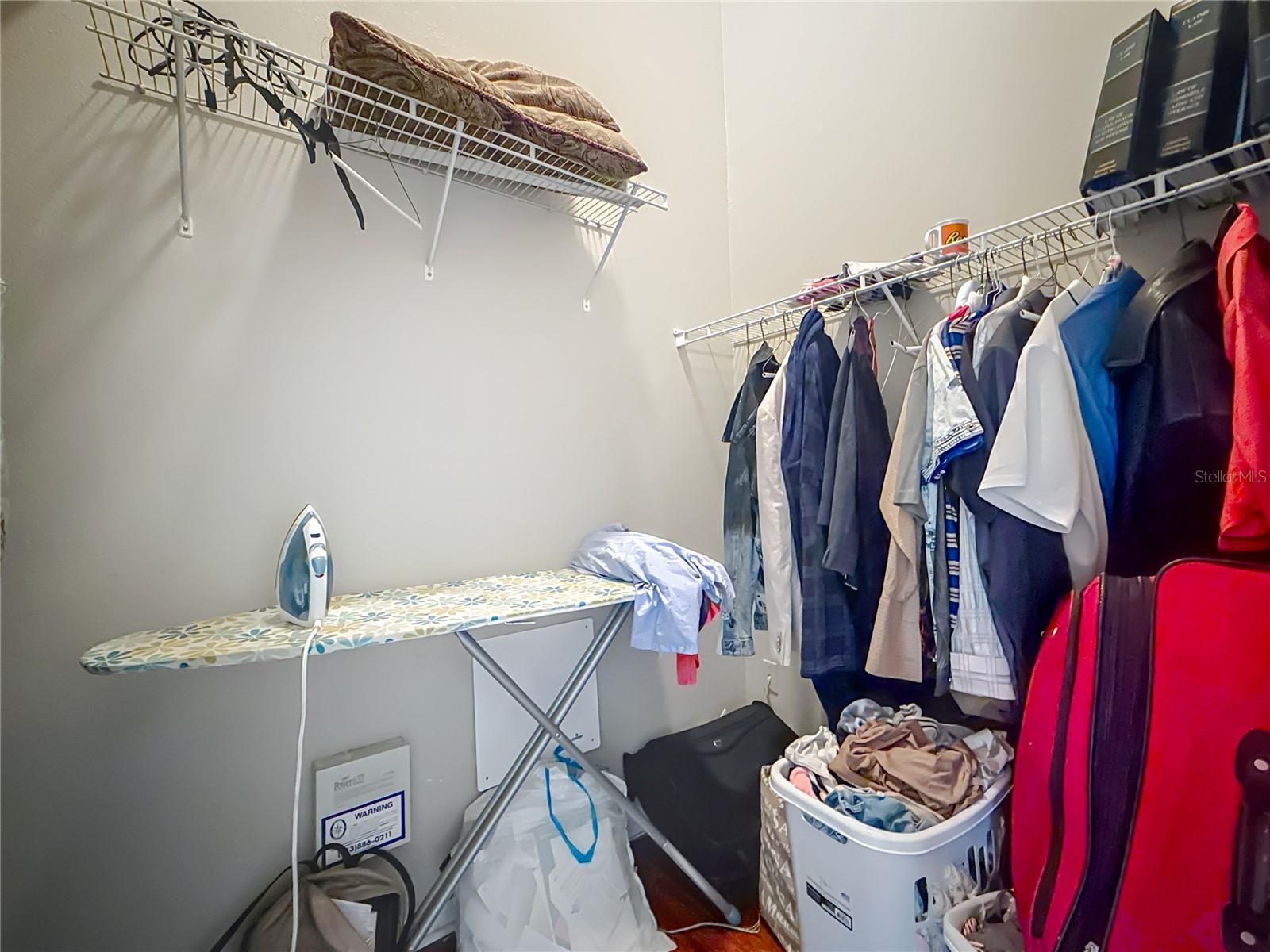 Walk in Closet--Primary bedroom