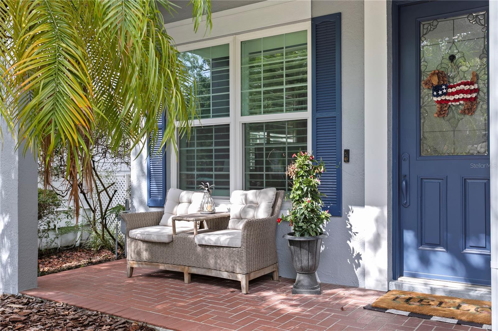 A welcoming front porch perfect for greeting guests or waving to neighbors