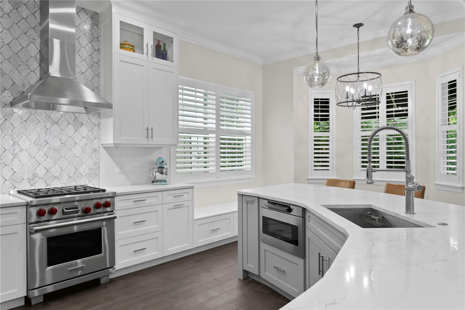 Plenty of countertop space for cooking up a storm