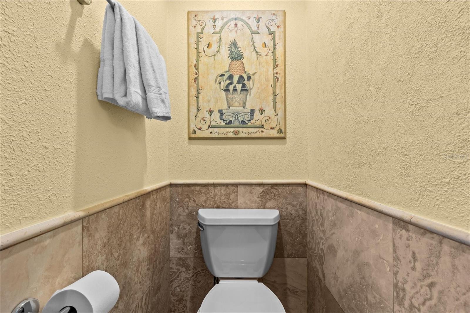 In the primary bath area
