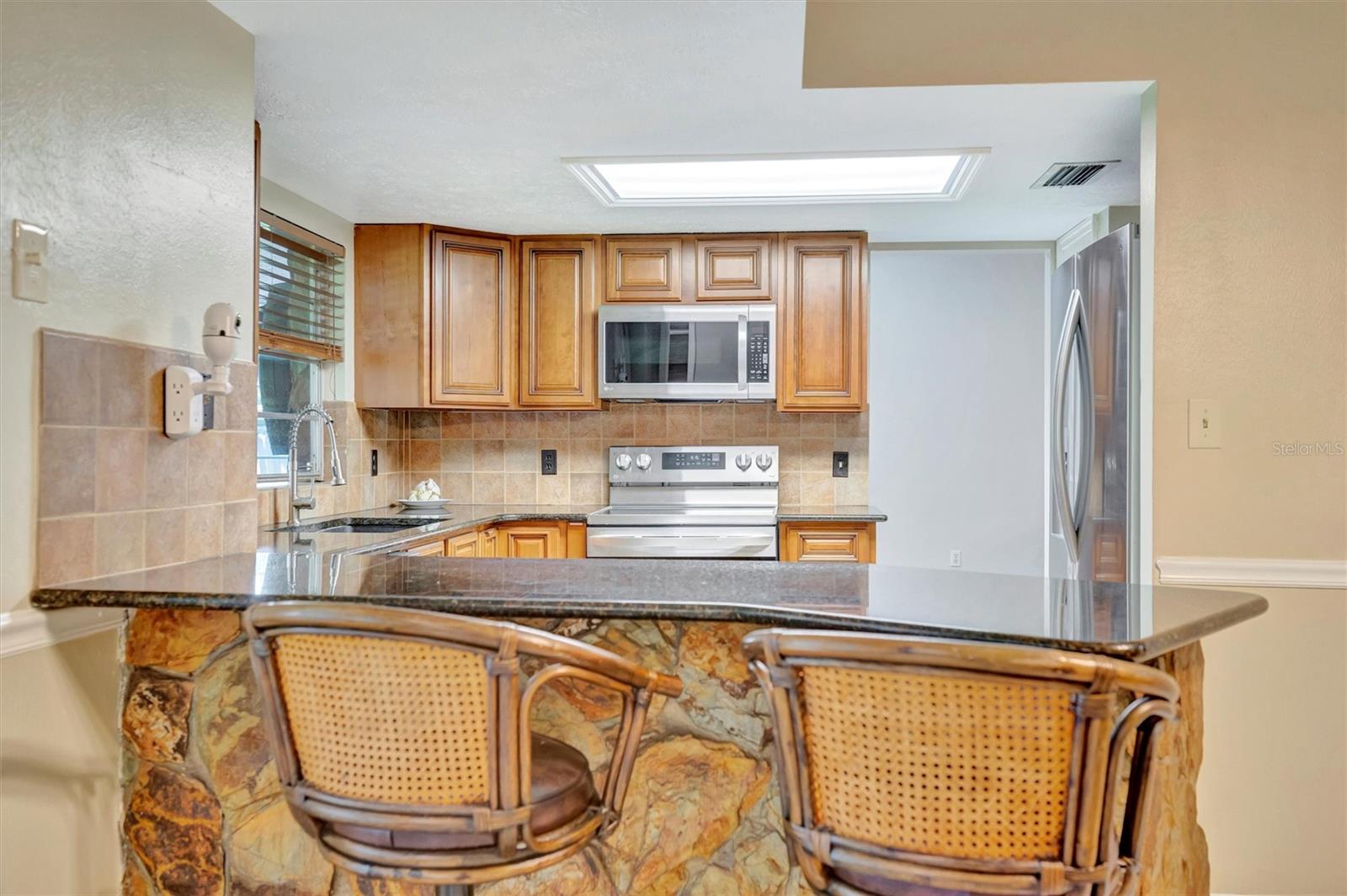 Kithcen with Stainless steel appliances