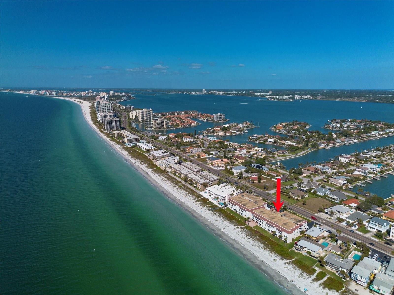 Aerial - Complex located on the Gulf