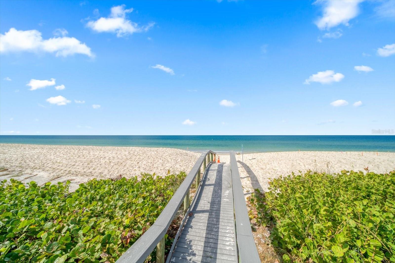 Steps to beautiful Belleair Beach