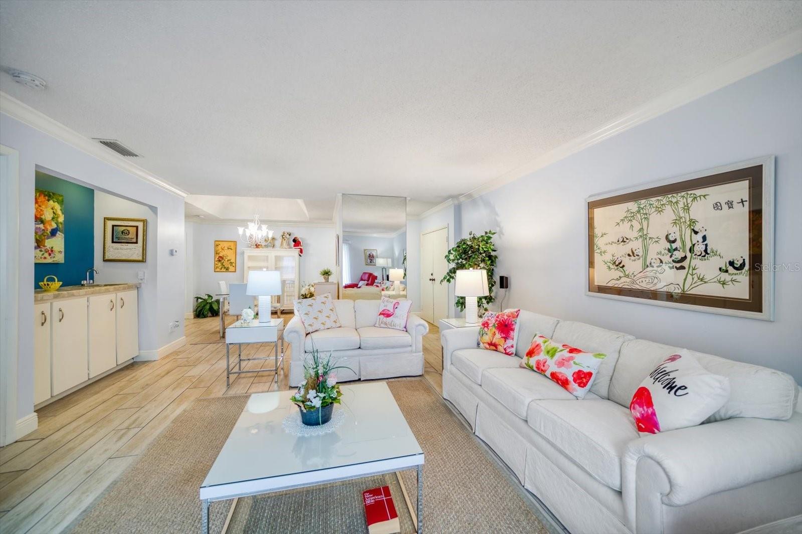 Living Room & Dining Room
