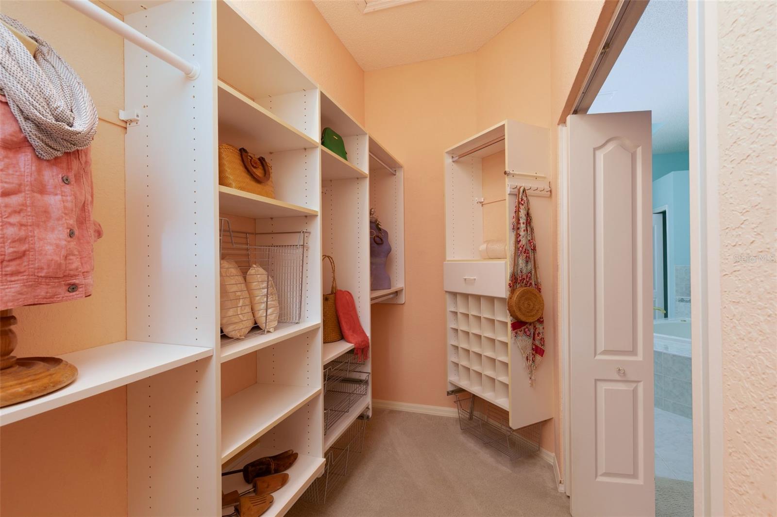 Walk-In Closet in Primary Bedroom