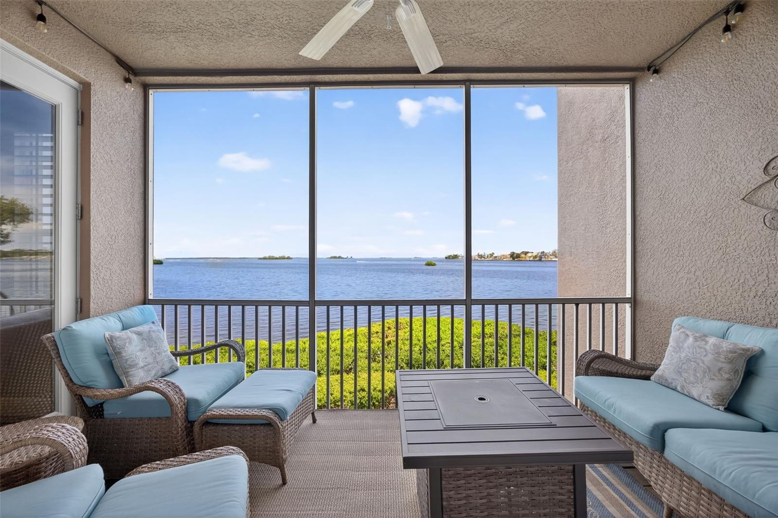 Screened-In Balcony off Living Room