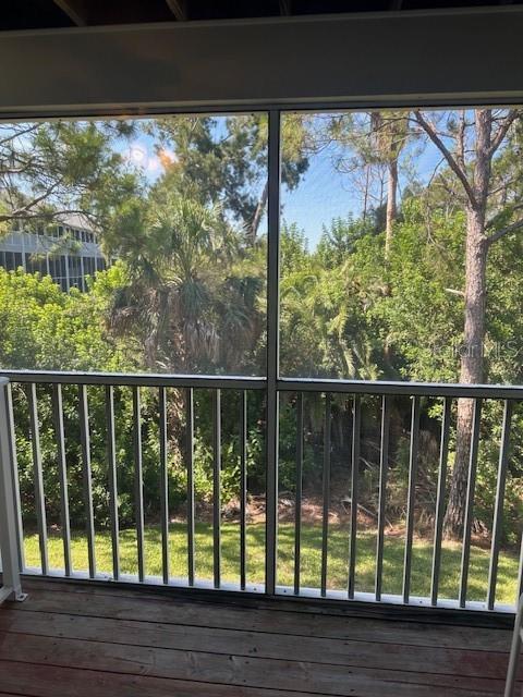 Second floor patio view