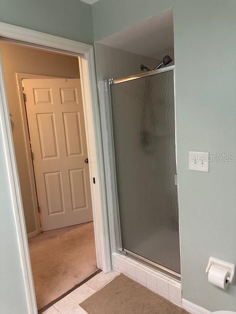 Third floor primary en-suite bathroom walk-in shower
