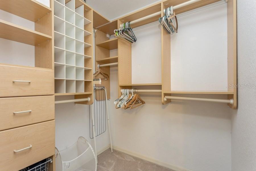 Primary closet