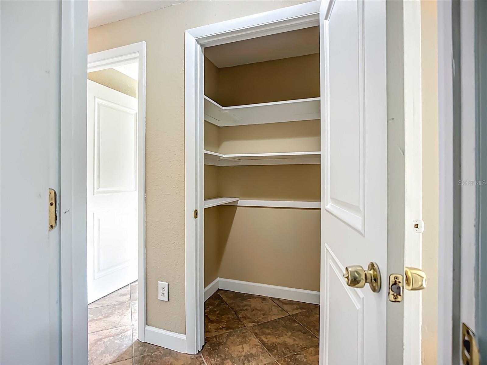 Hall closet