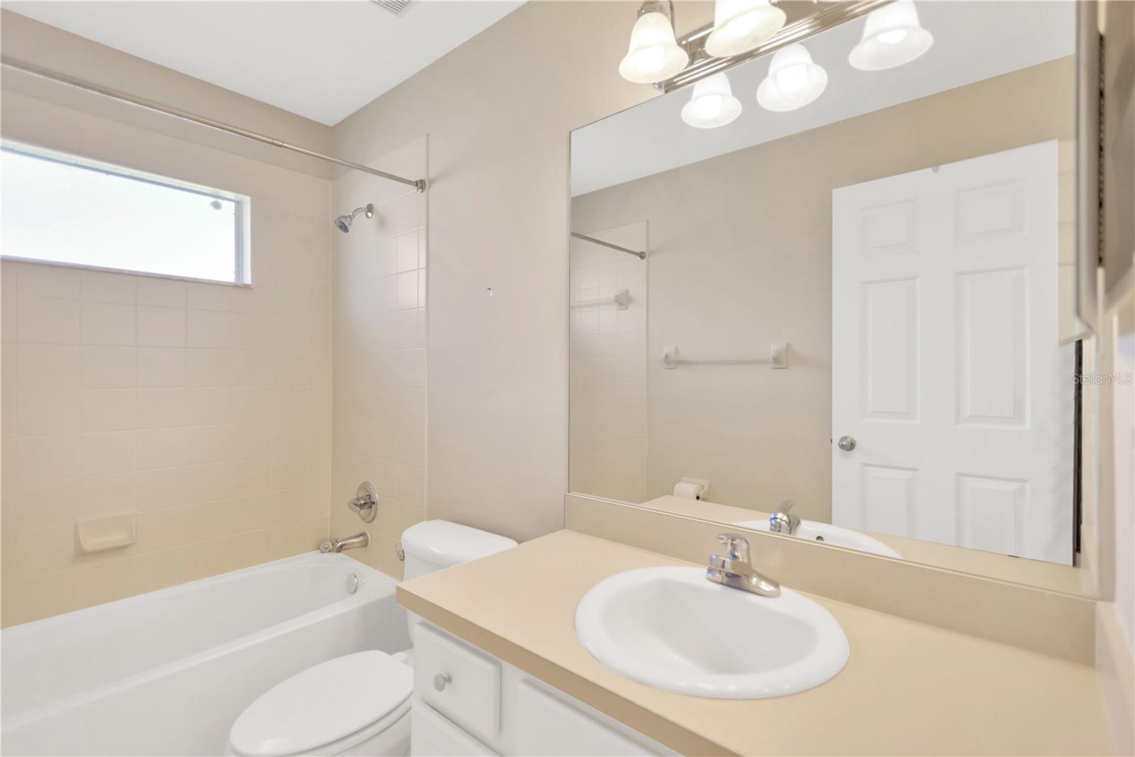Bath 2 (Jack 'N' Jill) is between bedrooms 2 & 3, There is an additional sink in this bath also.